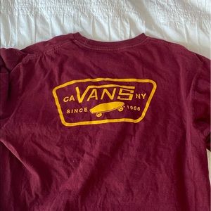 Maroon Vintage Vans Crewneck